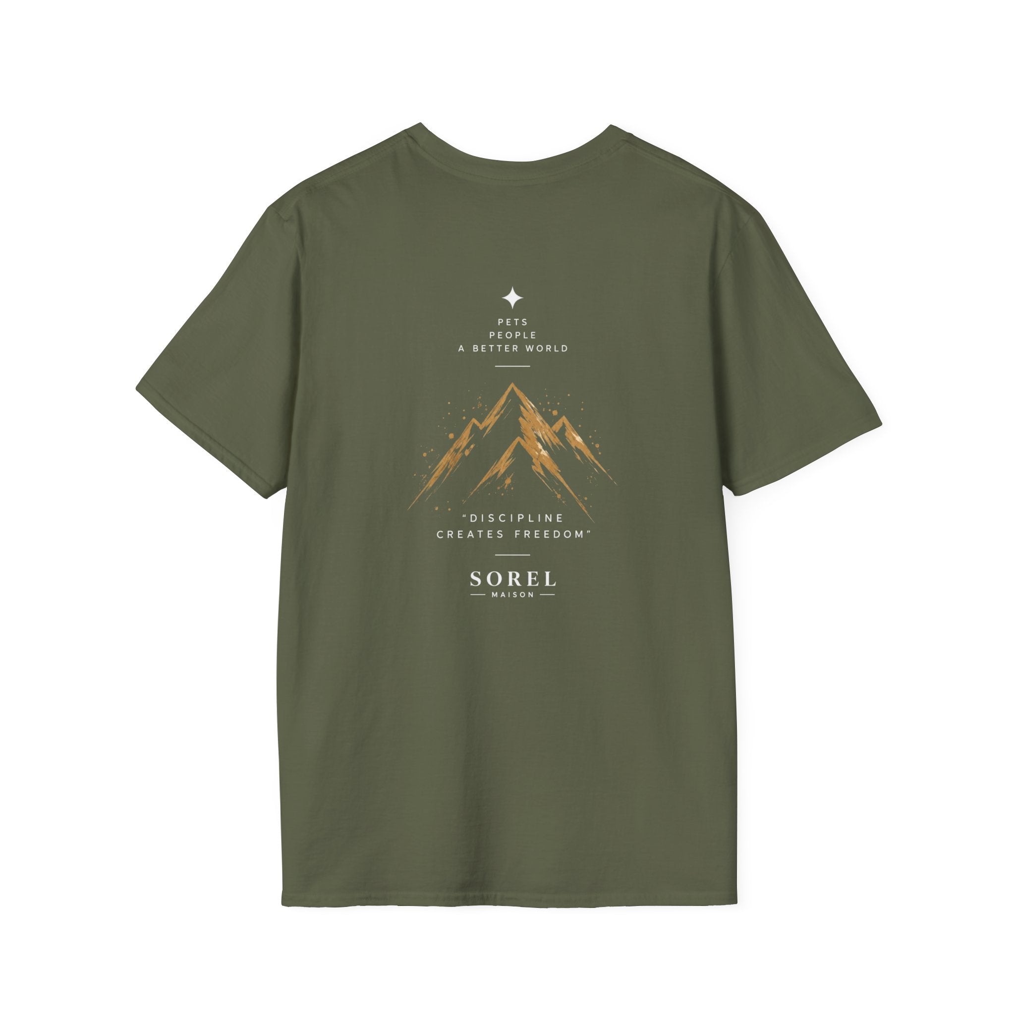 German Shepherd T-Shirt | Sorel Maison – Discipline Creates Freedom