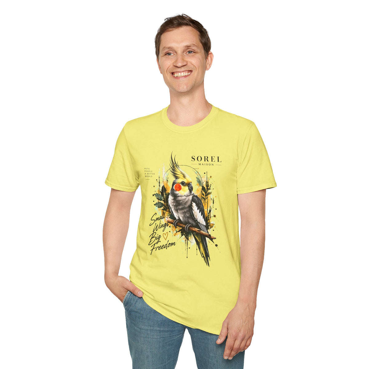 Cockatiel T-Shirt | Sorel Maison – Small Wings Big Freedom