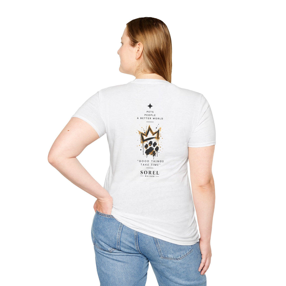 Cat Portrait T-Shirt | Sorel Maison – Good Things Take Time