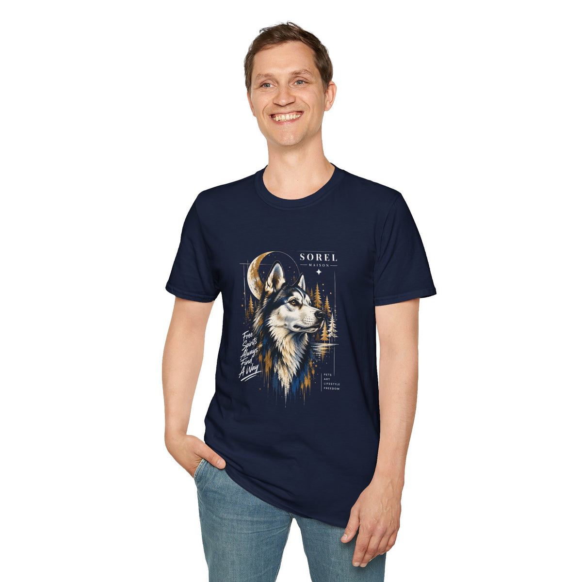 Husky T-Shirt | Sorel Maison – Free Spirits Always Find A Way