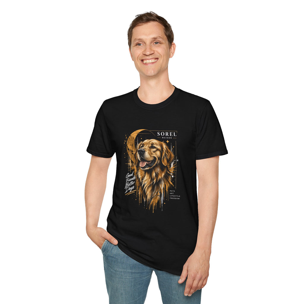 Golden Retriever T-Shirt | Sorel Maison – Loyalty Lives Forever