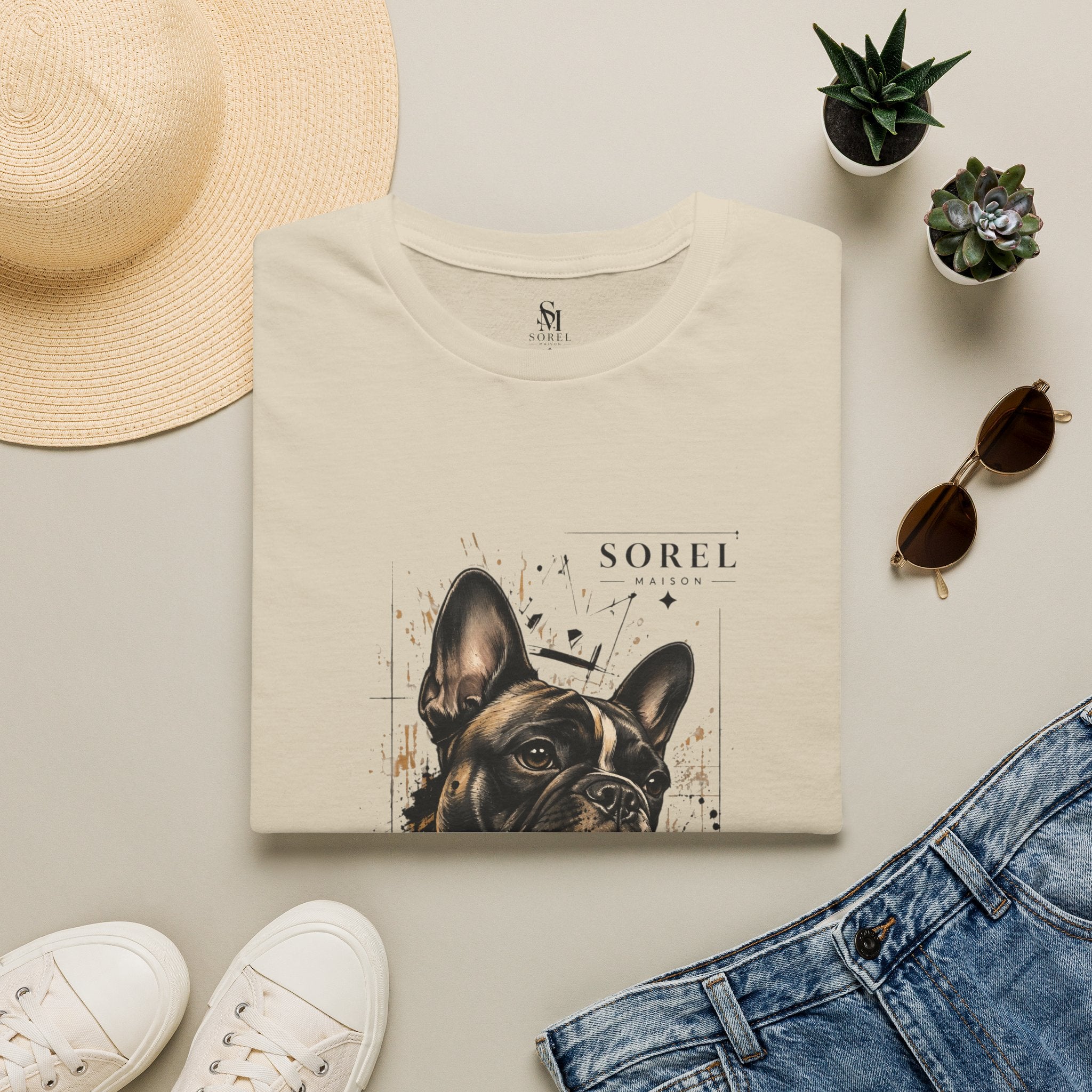 French Bulldog T-Shirt | Sorel Maison – Small Body Big Attitude