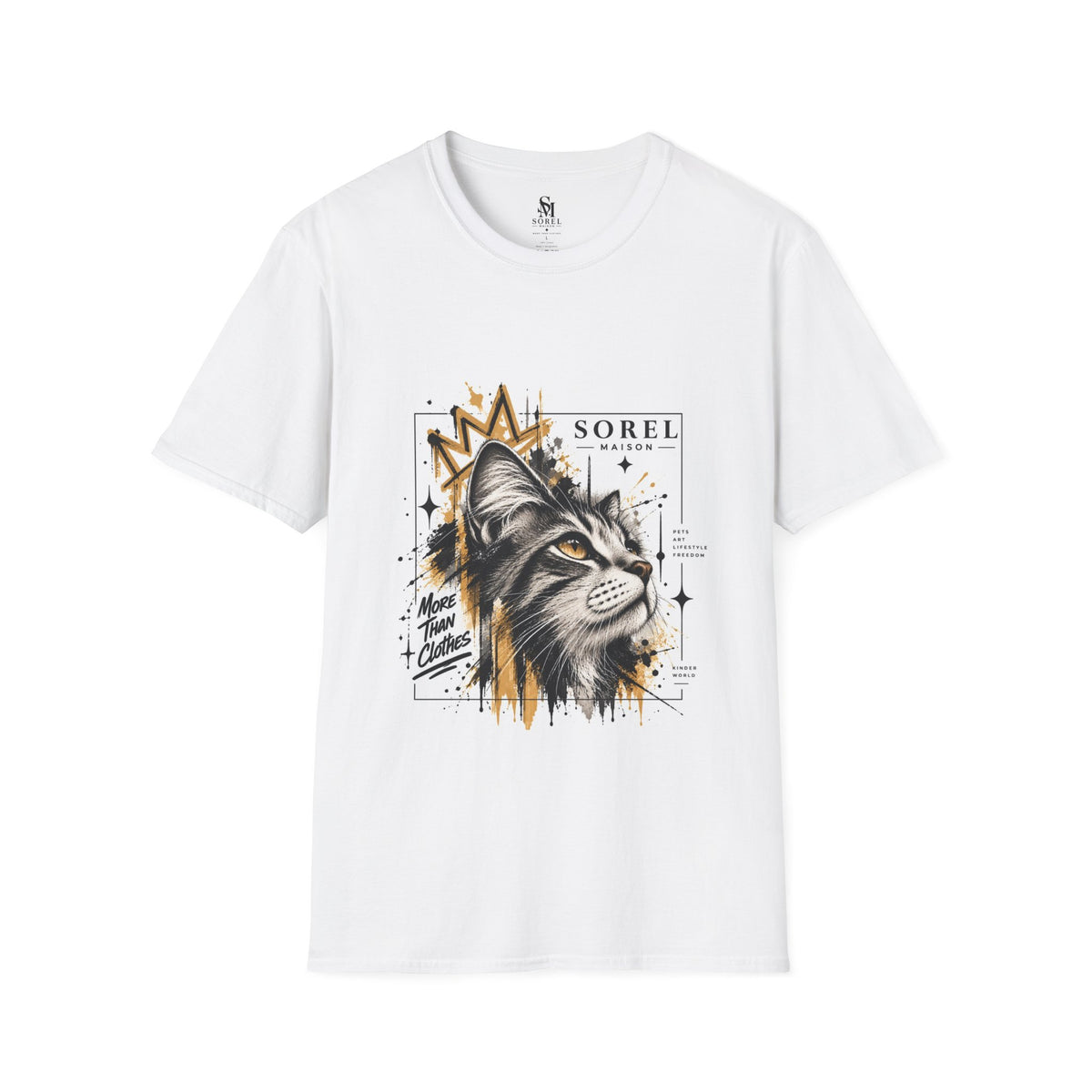 Cat Portrait T-Shirt | Sorel Maison – Good Things Take Time