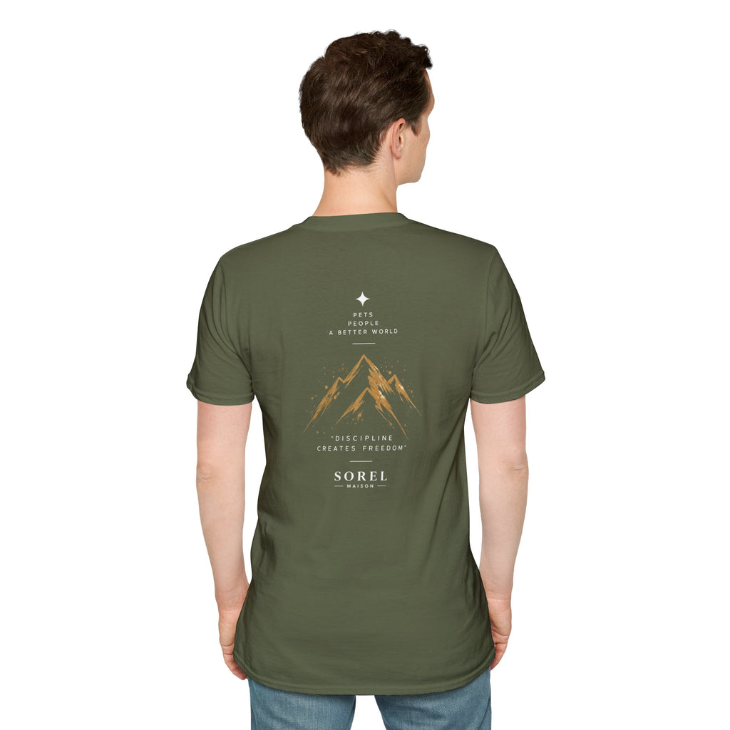 German Shepherd T-Shirt | Sorel Maison – Discipline Creates Freedom