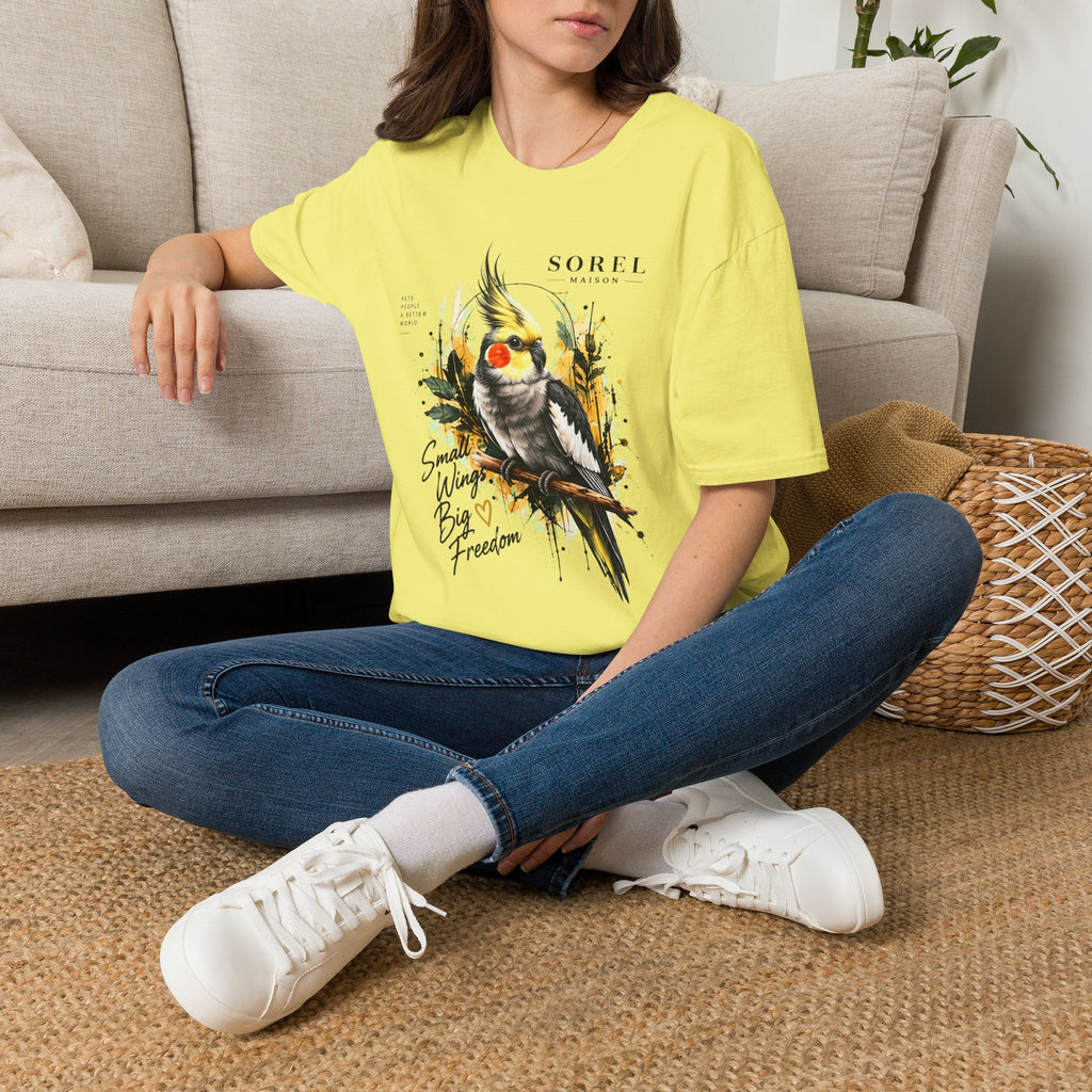 Cockatiel T-Shirt | Sorel Maison – Small Wings Big Freedom
