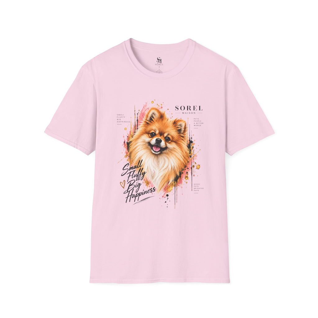Pomeranian T-Shirt | Sorel Maison – Small Fluffy Big Happiness