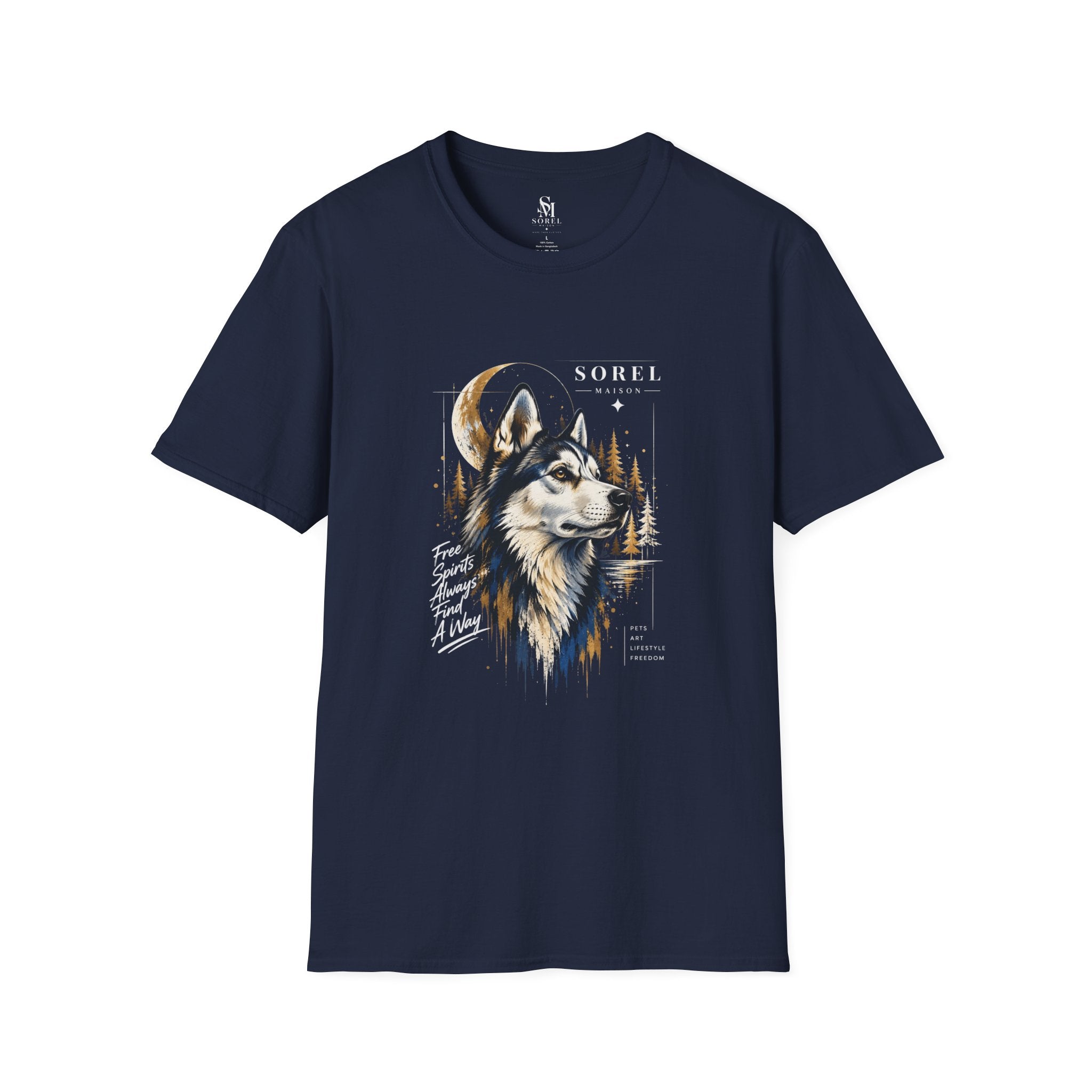 Husky T-Shirt | Sorel Maison – Free Spirits Always Find A Way