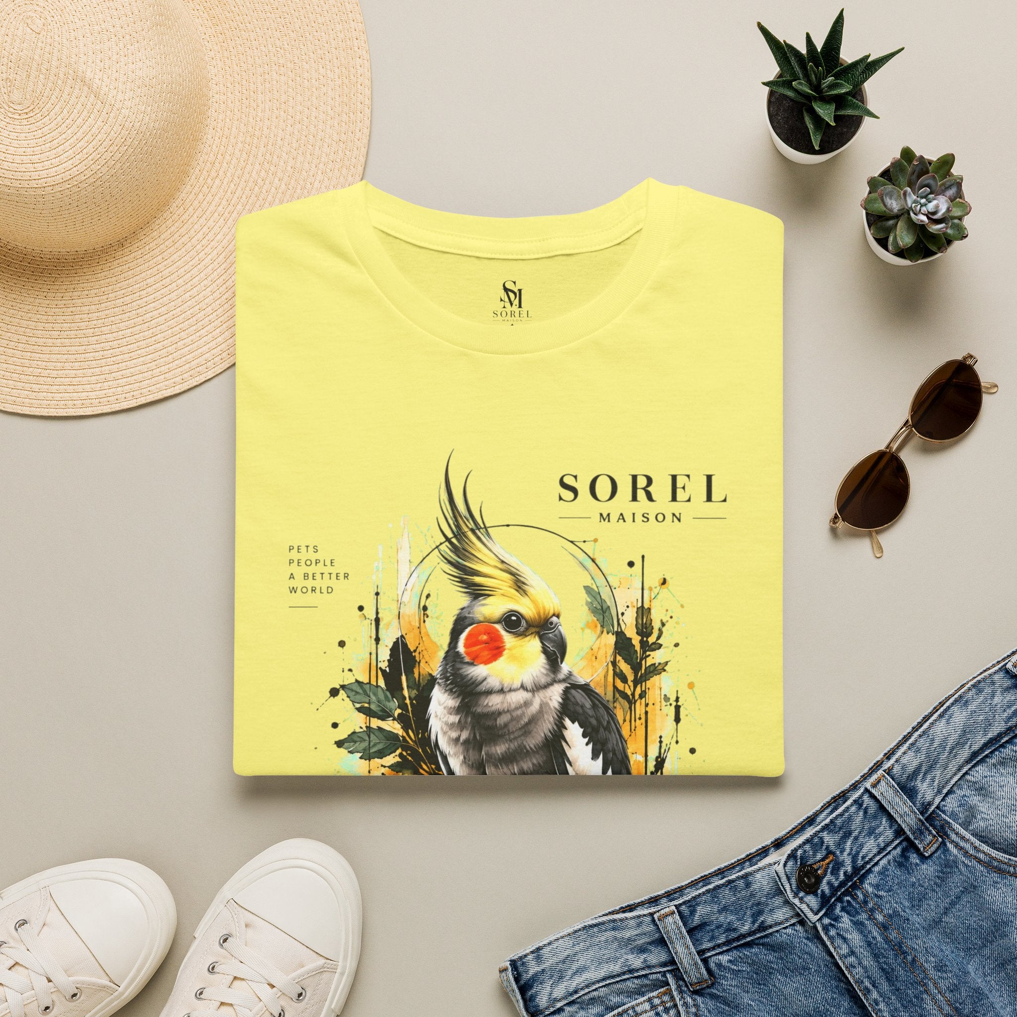 Cockatiel T-Shirt | Sorel Maison – Small Wings Big Freedom
