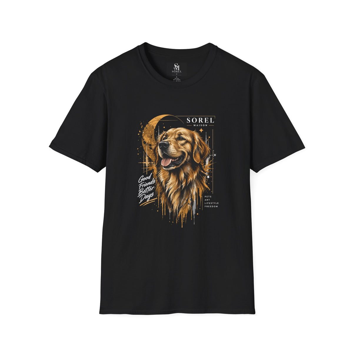 Golden Retriever T-Shirt | Sorel Maison – Loyalty Lives Forever