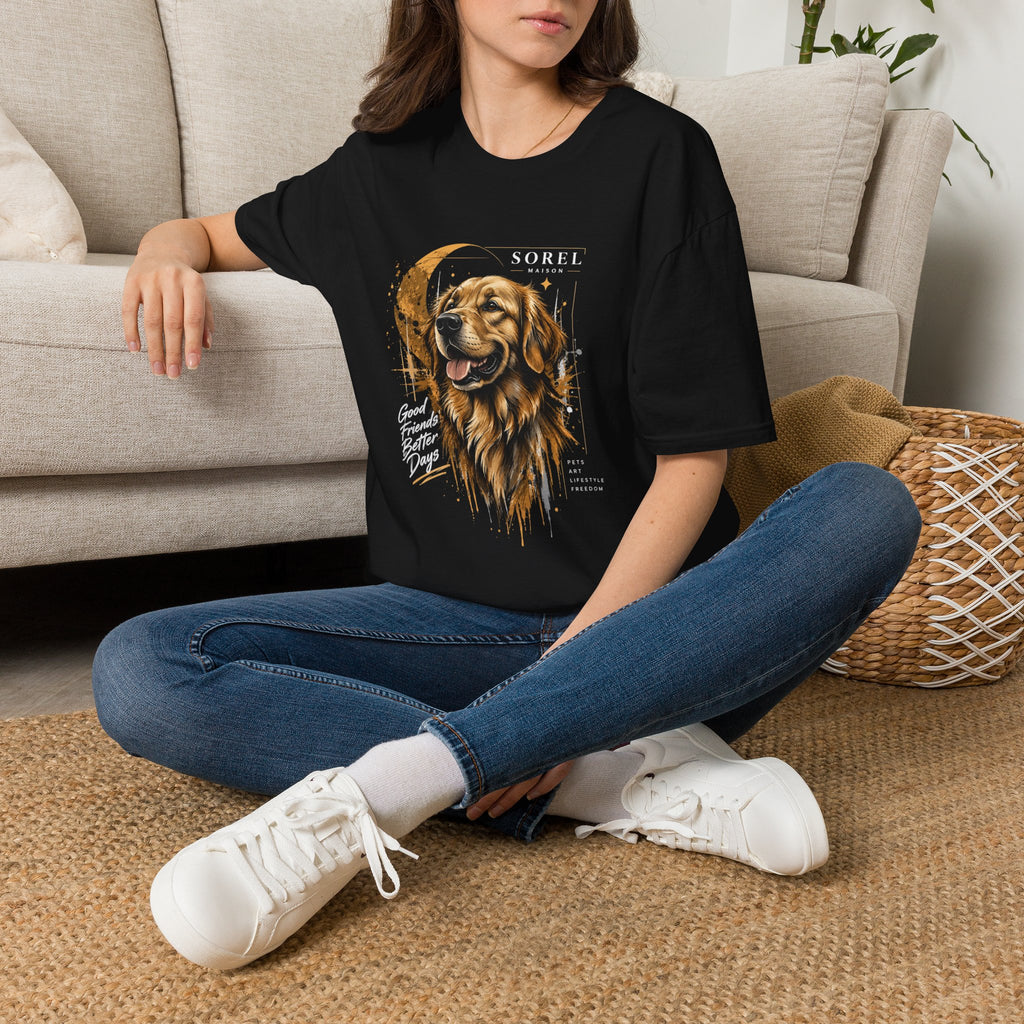 Golden Retriever T-Shirt | Sorel Maison – Loyalty Lives Forever