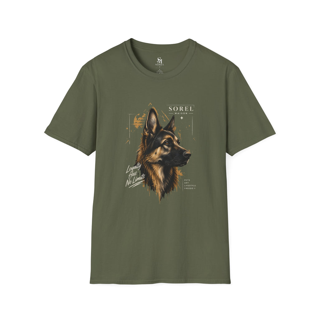 German Shepherd T-Shirt | Sorel Maison – Discipline Creates Freedom