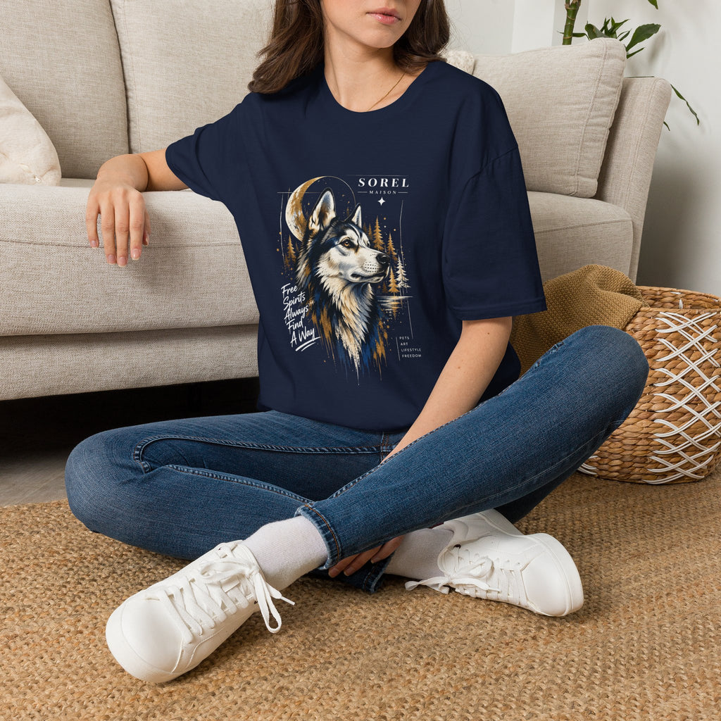 Husky T-Shirt | Sorel Maison – Free Spirits Always Find A Way